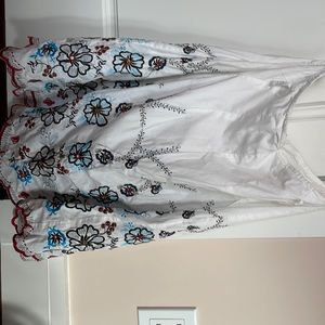 White floral dress from ONLY